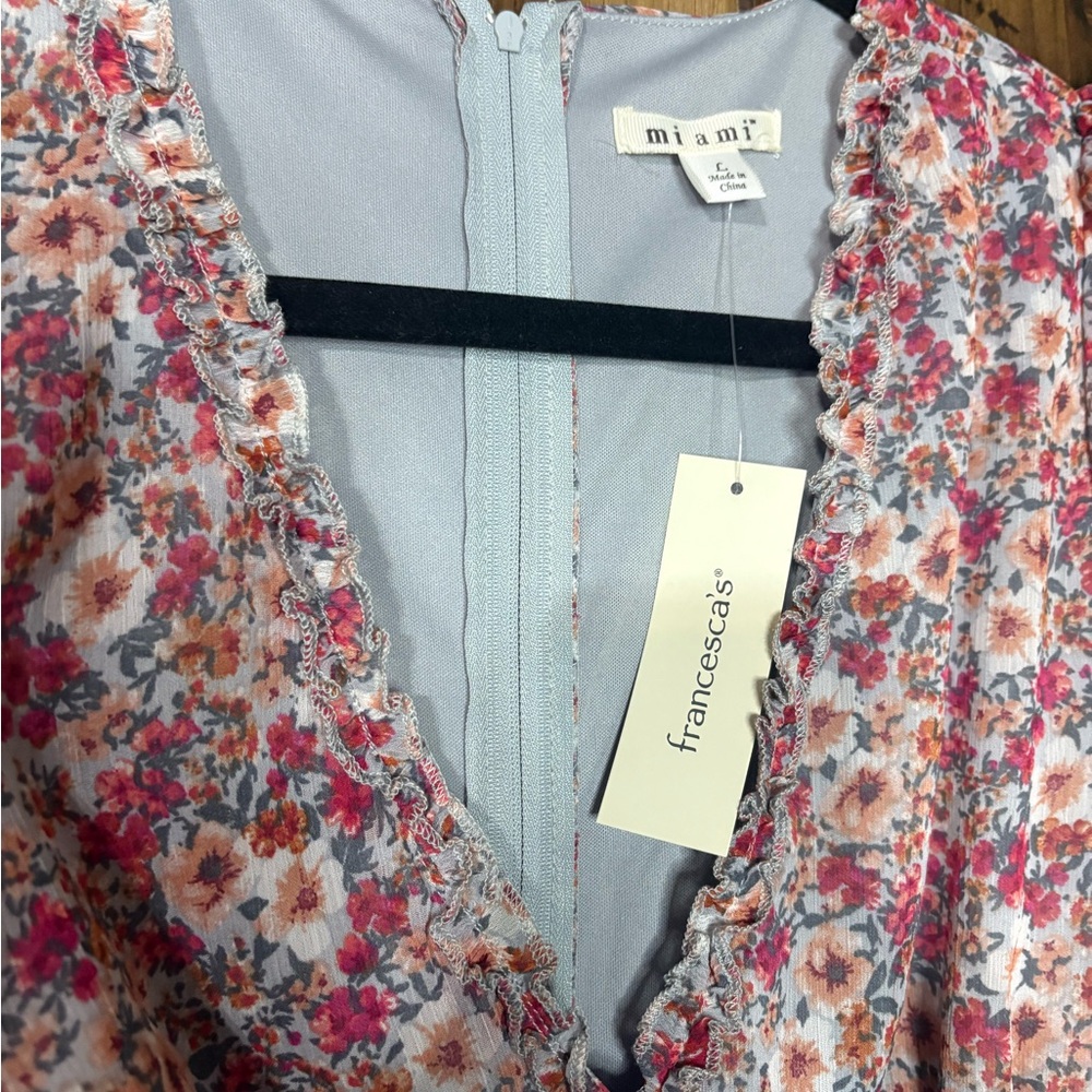 Floral Ruffle Dress - Picture 2 of 6